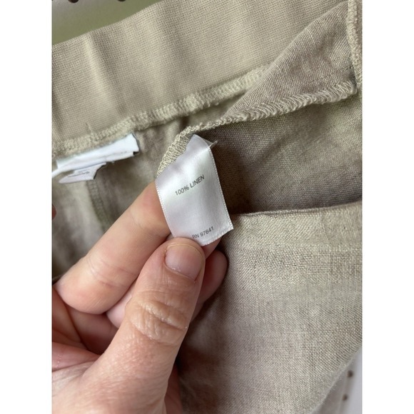 J.jill Linen Tan Women's Pants - Picture 7 of 7